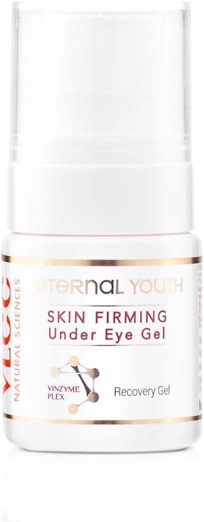 Eternal Youth Skin Firming Under Eye Gel - 20ml | Reduces Puffiness, Minimizes Pore Visibility, Smoothens Skin | Anti-Ageing Recovery Eye Gel | With Vinzyme Plex, Vitamin E and Niacinamide.