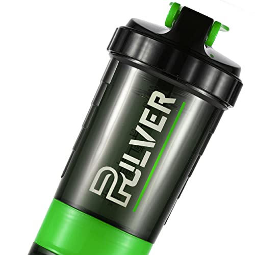 Pulver | Luxe Shake beker Groen | 2 compartimenten | 0,75L inhoudt | Sportschool shakebeker | Fitness drinkfles | Extra… - Image 5