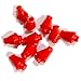 LEONARK Fencing Practice Sword Tips Foil/Epee Rubber Replacement Tips (for Practice Blades only) - Pack of 10 (10 Red Foil Tips)
