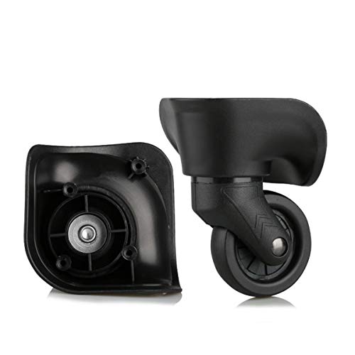 Luggage Wheel,Luggage Suitcase Wheels, 360 Degree Swivel Luggage Mute Wheel Suitcase Replacement Repair Wheels Parts Spinner (W163#)