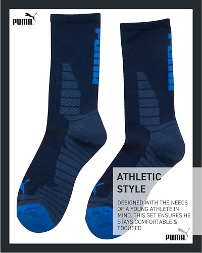 Image of PUMA Boys 2 Piece Graphic Tee Shirt & Matching Socks Set (Sizes S-XL)