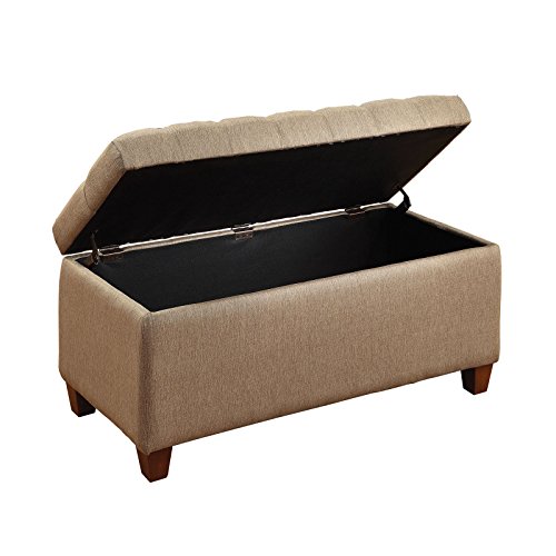 Tufted Storage Bench Dark Navy #TOP4