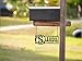 Custom Hanging Metal Address Sign, Hanging Mailbox House Number Sign, Personalized Hanging Lamp Post Address Signs for Yard, Lamp Post Address Plaque, Custom Metal Monogram Address Sign