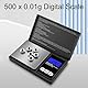 GeekerChip Feinwaage 500g/0.01g,Tragbare Taschenwaage,Digitale Küchenwaage,Multifunktions Taschenwaage Gramm Waage,mit Lcd Display,für Lebensmittel,Schmuck,Medizin,Labor,Kaffee