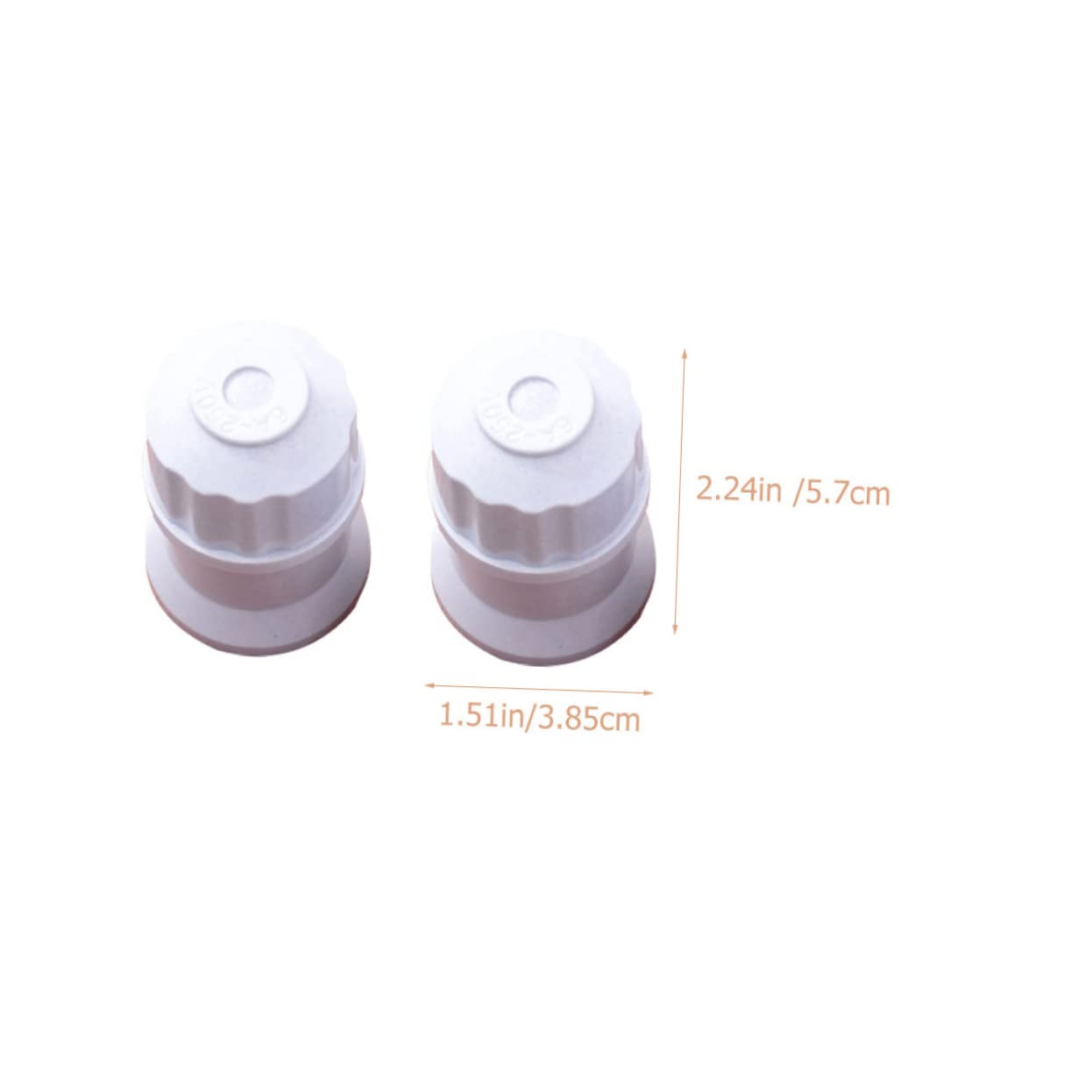 VILLCASE Set of 10 E27 Light Holders in White Porcelain Ceiling Socket for Modern Industrial Lighting Fixtures