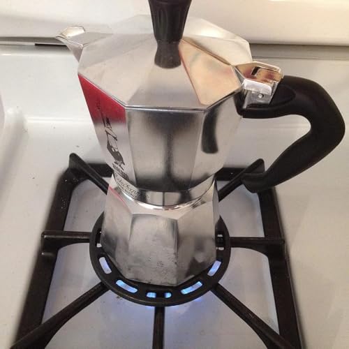 METER STAR 5 Gusseisen Gasring-Reduzierer - Flacher Ständer für Türkischen Kaffeebereiter, Kaffeemaschine, Mokka auf Gasherden