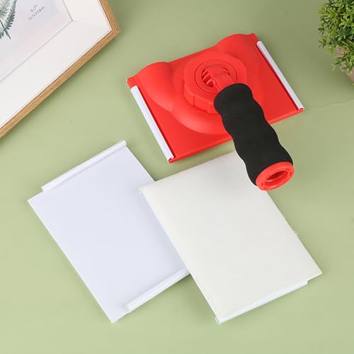 SUQ Farbkanten Werkzeug, Kann die Richtung des Griffs frei einstellen, Malkantenschneider, Farbkantenschneider zum Einschneiden, Kantenschneider, Malerwerkzeug für Wände mit 3 Pad