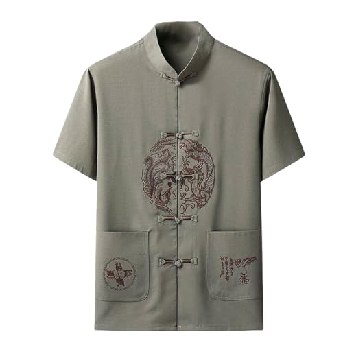 Ensemble style bouddhiste homme en lin pour méditation et détente