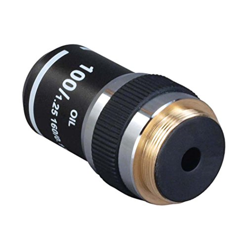 OMAX 100X (Oil, Spring) Achromatic Compound Microscope Objective Lens - Thumbnail 4