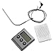 GUMEI Digital LCD Thermometer Timer Messgerät BBQ Fleisch Grill Küchenofen Essen Kochen