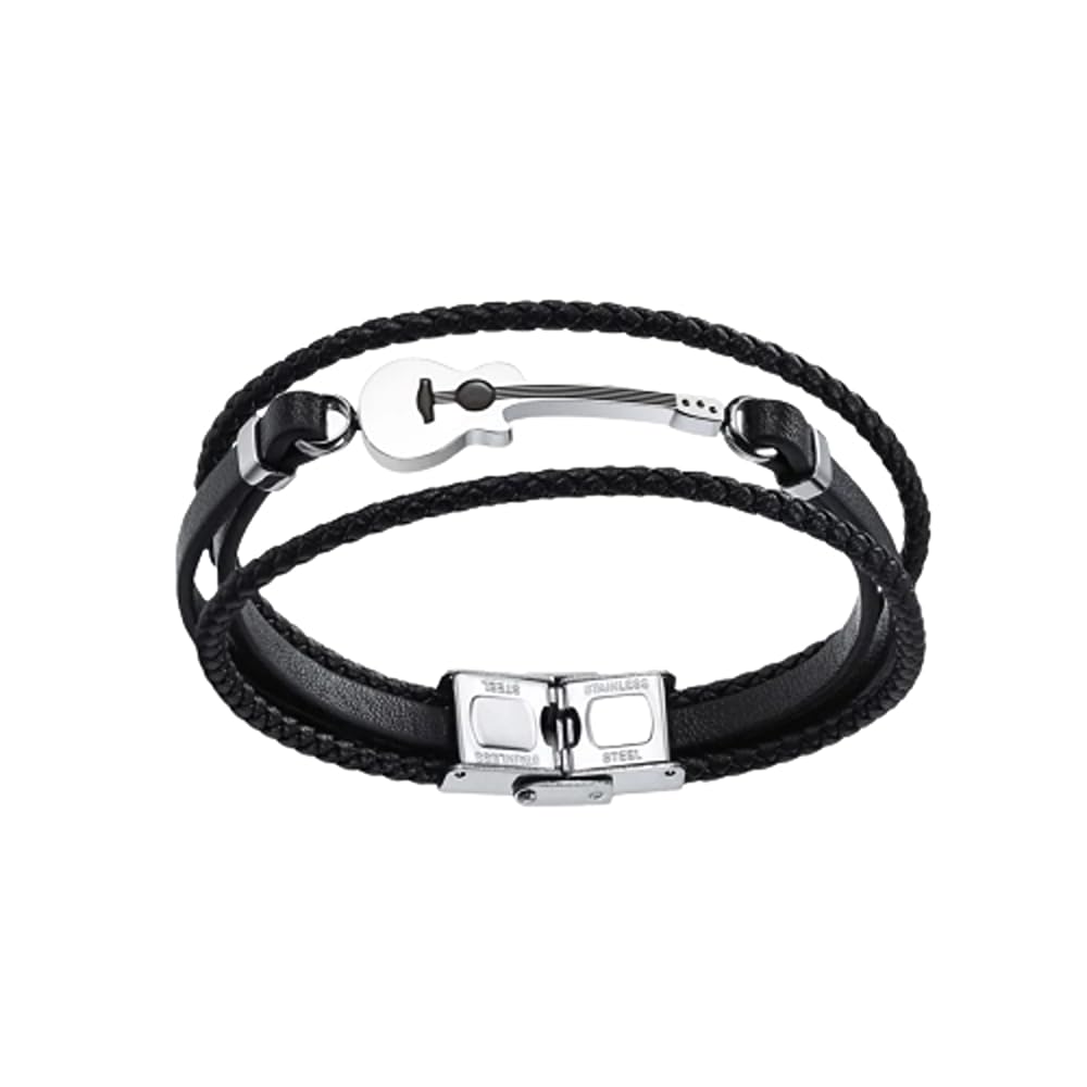 Vientiq Contemporary Casual Braided Leather Bracelet For Men/Boy's - Review, Price and Buying Guide