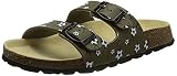 Superfit Jungen Fussbettpantoffel Pantoffeln, GRÜN 7030, 26 EU