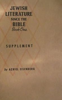 Hardcover Jewish Literature-since The bible Book 1 Book