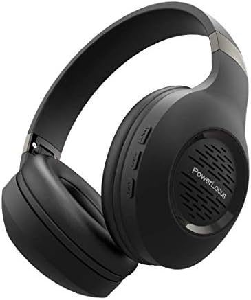 Bluetooth Headphones Over-Ear, PowerLocus Wireless Headphones, Hi-Fi Stereo Deep Bass, Soft Earmuffs Foldable Headphone with Built-in Microphone, Wireless and Wired Headset for Cell Phones,Tablets, PC