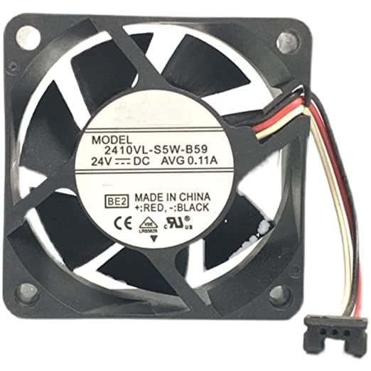 Ventilador 6025 24V extractor silencioso de 60x25mm para disipación térmica interna