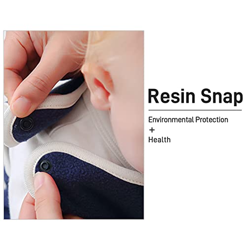 Zigjoy Baby Sleeping Bag Fleece Wearable Blanket For All Season 1.5 Tog Plush Sleeveless Sleep Sack Warm Soft Baby Swaddle Grow Bag For Newborn Infant Boy Girl 8-12 Months(Grey&Blue) #TOP3