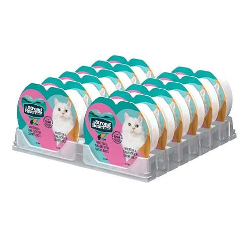 A Strong Heart Split Cup Wet Cat Food, Whitefish & Tuna