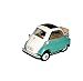 B-M-W Isetta 250 Grün Weiss 1955-1962 1/43 Cararama Modell Auto mit individiuellem Wunschkennzeichen