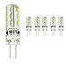 Produktbild G4 LED Lampe Kaltweiß - 1.5W 12V DC (Ersatz für 15 Watt Glühlampe) / 120 Lumen / 6000 Kelvin / 5er Pack