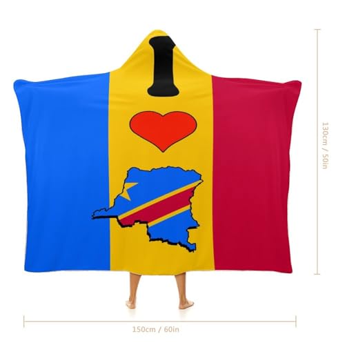 Couverture à capuche RDC contre le froid à la maison