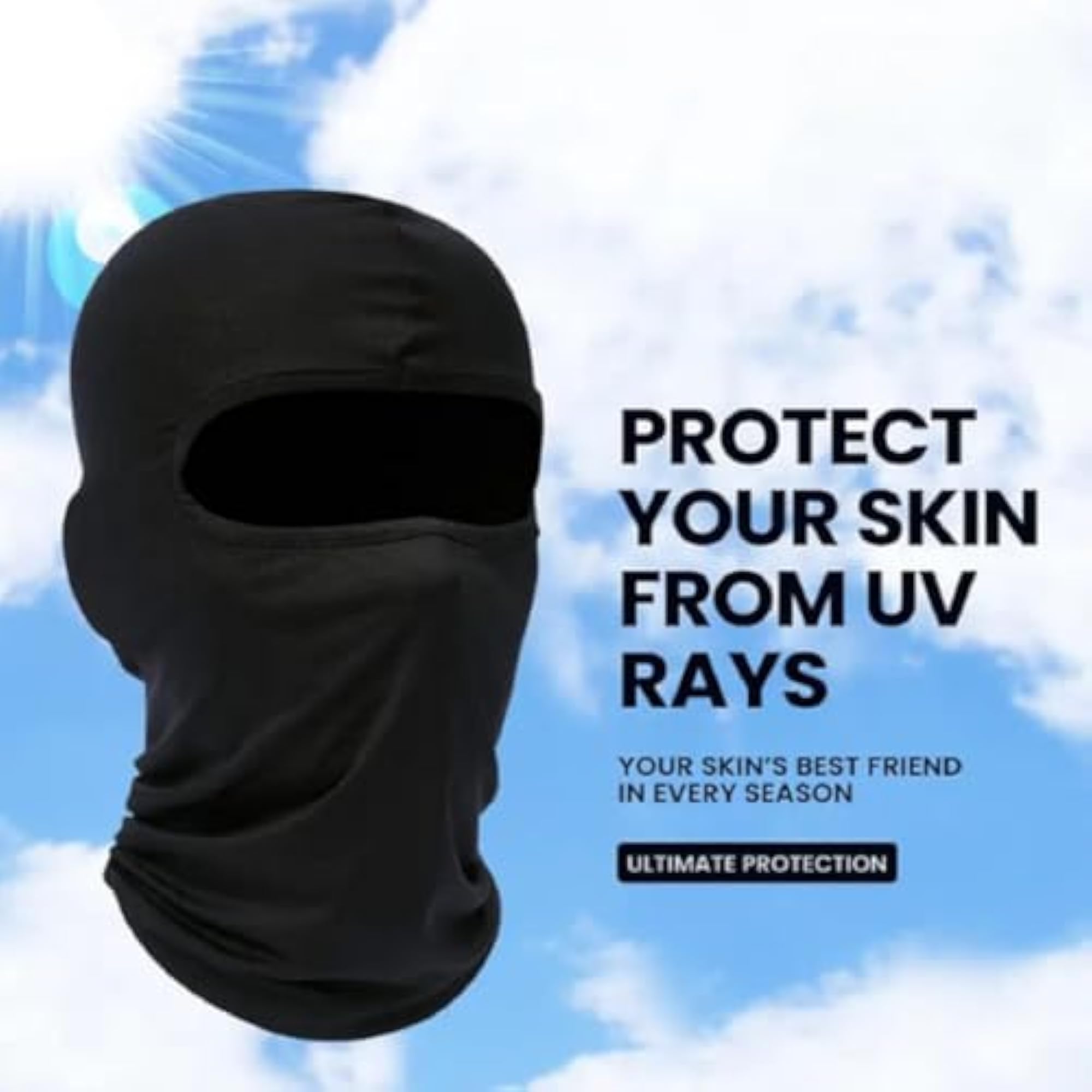 Breathable Quick-Dry Balaclava with UV Protection Arm Sleeves