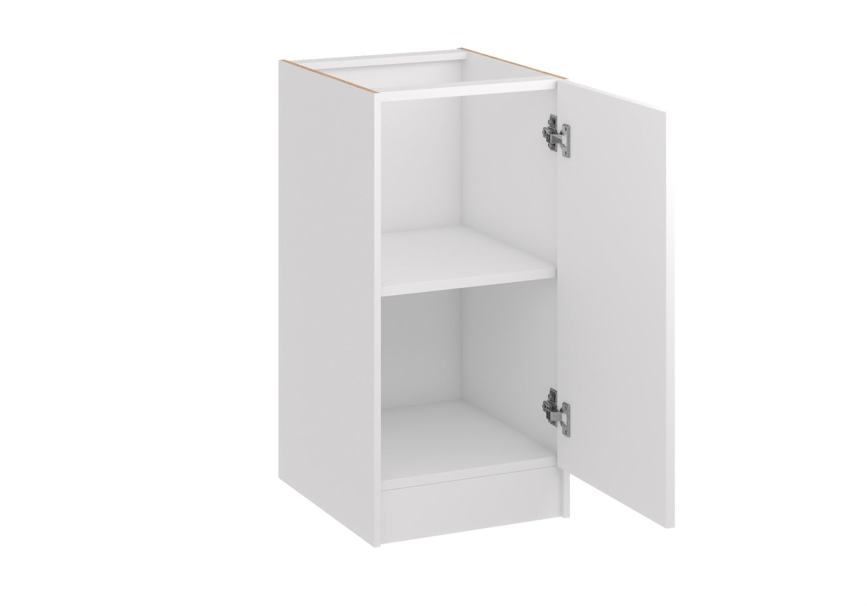 roe furniture Küchenunterschrank 45 cm Breite – Küchenschrank für Aufbewahrung – 45×82×44 cm – schmaler Unterschrank aus Holzwerkstoff,