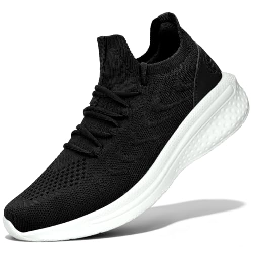 Image of Pujcs Womens Walking Running Shoes Slip-on Breathable Mesh Tennis Sneakers | Lightweight Non-Slip Shoes-Cushioned Athletic Sneakers for Gym Hiking Workout Casual Work