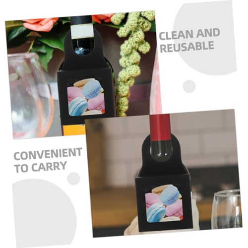 Bouteille de vin étui en papier kraft TOPBATHY et coffret vin rouge pour rangement de cave - 7