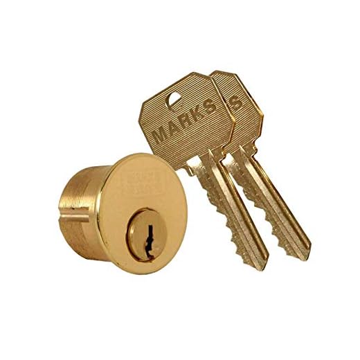 Marks Metro #2161 Solid 1-1/8" Mortise Cylinder