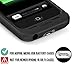 TrueProve Mophie Battery Case Compatible Smart Charging LED Sync Data Cable & Pouch (Bundle) Lights While Charging Including Helium, Air & Space Cases on iPhone, Samsung, HTC and LG (Black, 6FT)