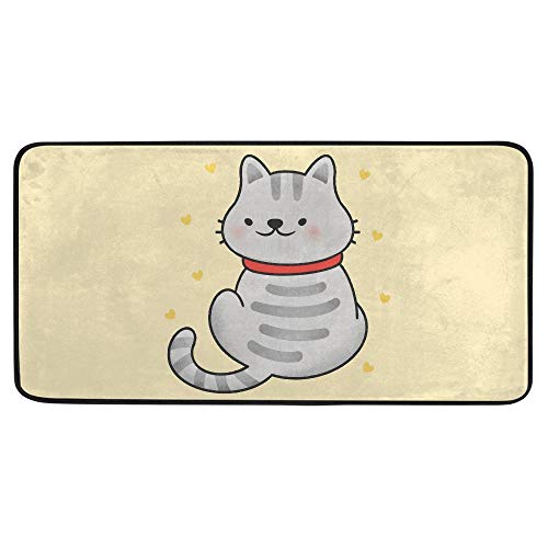Tapis de cuisine lavable en machine imperméable 39x20 inch