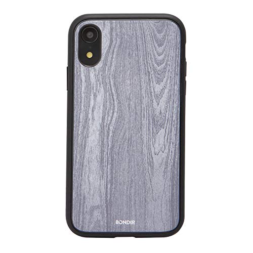 Bondir, Wood Grain (glossy) Phone Case P[X Compatible with iPhone XR [Military Drop Test Certified] ULTRA Protective Clear Case 