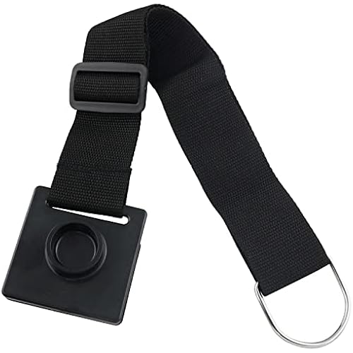 Cello Endpin Anchor Cello Antiskid Device Adjustable Strap with Thick Pad Non-slip Endpin Stopper Holder Stand Musical Instrument Accessories, Black