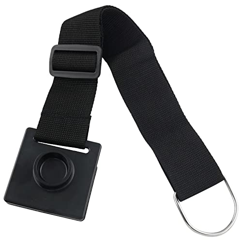 Whyhkj Cello Endpin Anchor Cello Antiskid Device Adjustable Strap With Thick Pad Non-Slip Endpin Stopper Holder Stand Musical Instrument Accessories, Black #TOP17