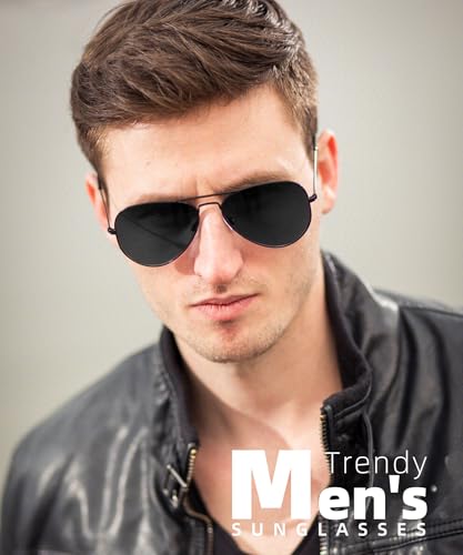 Classic Aviator Sunglasses for Men Women Driving Fishing Sun glasses 4 Pack2