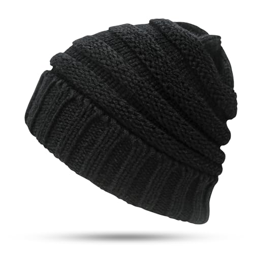 JYxingchi Cable Knit Beanie Women Winter Warm Soft...
