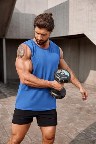 Image of COOFANDY Men's Workout Tank Top 2 Pack Casual Soft Sleeveless Gym Muscle Shirts Bodybuilding Tee