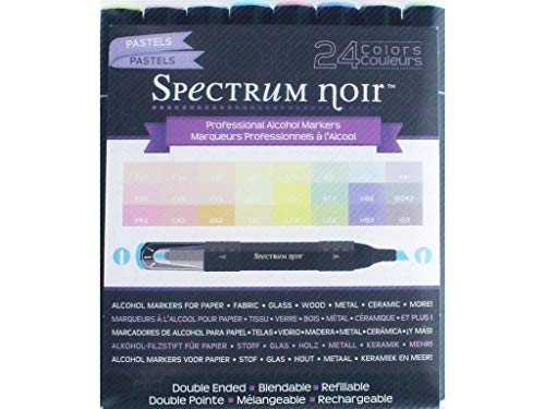 Spectrum Noir Alcohol Markers Pastels Set 24