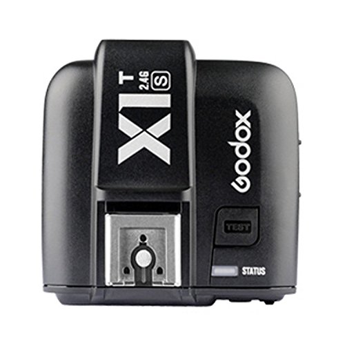 Godox X1S 2.4G TTL Wireless Flash Trigger Transmitter with MicroFiber Cloth for Sony A7 A7II A7R A7RII A6000 Digital Camera with MI Shoe (X1S-T Transmitter)