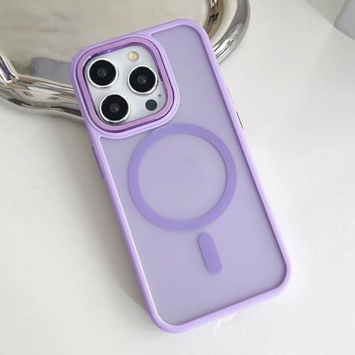 Coque de téléphone magnétique de luxe translucide mate compatible iPhone 12 Pro