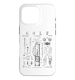 Golf Club Golfer Old Vintage Patent Drawing Print Case for iPhone 16 Pro