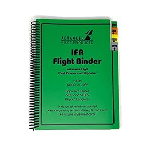 ADVANCED PILOT PRODUCTS IFR Flight Binder Instrument Flight Chart Planner and Organizer