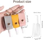 Keychain Alcohol Spray Bottle, Mini Travel Size Spray Bottle 1 oz, Portable Refillable Hand Sanitizer Bottle Case Holder