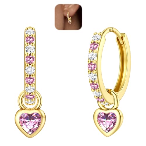 LOLIAS Ohrringe Silber 925 Creolen für Damen und Mädchen -...