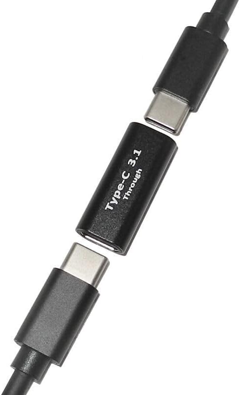  USB C Female to Female Coupler, 2Pack USB 3.1 Type C Adapter Extension Connector for Connecting 2 USB-C Cables, Compatible Supports Fast Charging Data Transfer thumbnail