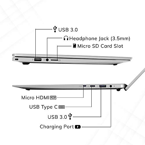 Image of AVITA LIBER NS14A8INF541-SG 14-inch (35.56cm) Thin and Light Laptop (10th Gen Core i5-10210U /8GB /256GB SSD /Window 10 Home /Backlit Keyboard /Fingerprint Sensor), Space Grey