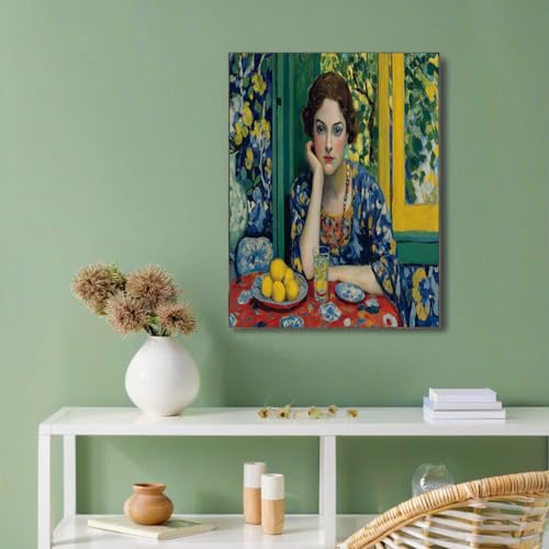 Tableau Decoration Murale Vert pour Murs Vides Chambre - 2