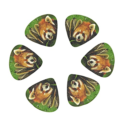 Lot de 12 médiators motif panda rouge pour guitare basse électrique et acoustique - Les Beatles, Paul McCartney, John Lennon, RIngo Starr, George Harrison Lot de 12 médiators motif panda rouge pour guitare basse électrique et acoustique – Image 3