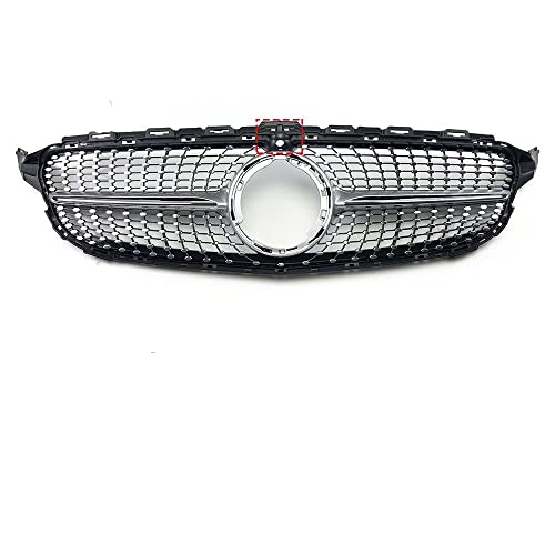 �p W205 �O���� C205 C 2014-2021 C200 C260 C180 C250 C300 �N�[�y AMG C43 �`���[�j���O GT GTR �_�C�������h�t�����g�o���p�[ �t�����g�L�h�j�[�O����(N 19-21Silver With Cam