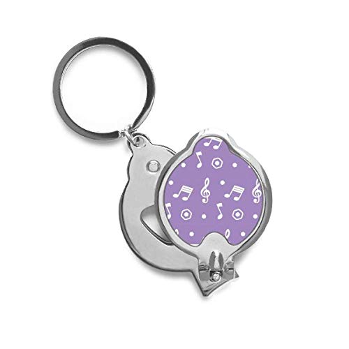 Notes de musique violet coupe-ongles anti-dédoublement pour ongles cassants et manucure nette